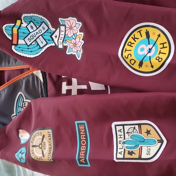 8ighth Dstrkt Military Hooded Windbreaker Anorak Pullover Size S - Picture 4 of 14